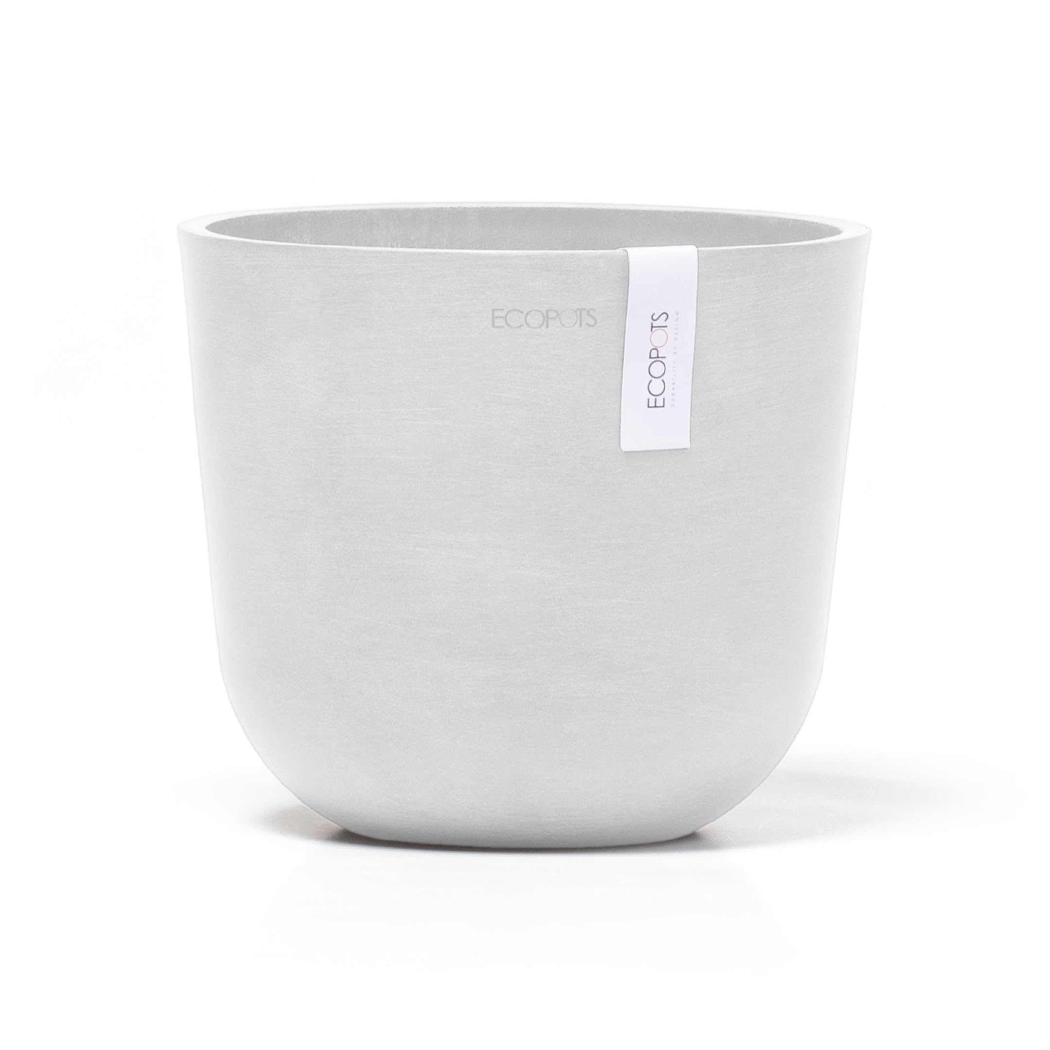 ecopots-oslo-pot-rond-blanc-19-cm-int-rieur-ext-rieur image 1