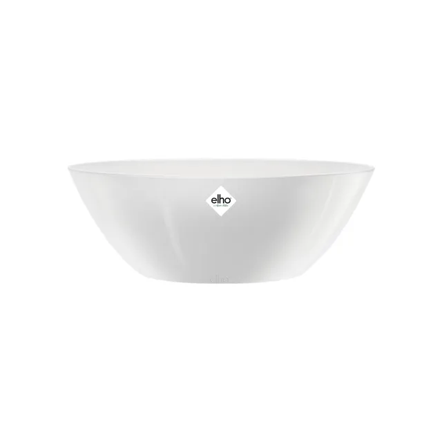 elho-brussels-diamond-ovale-36cm-pot-de-fleur-blanc image 1