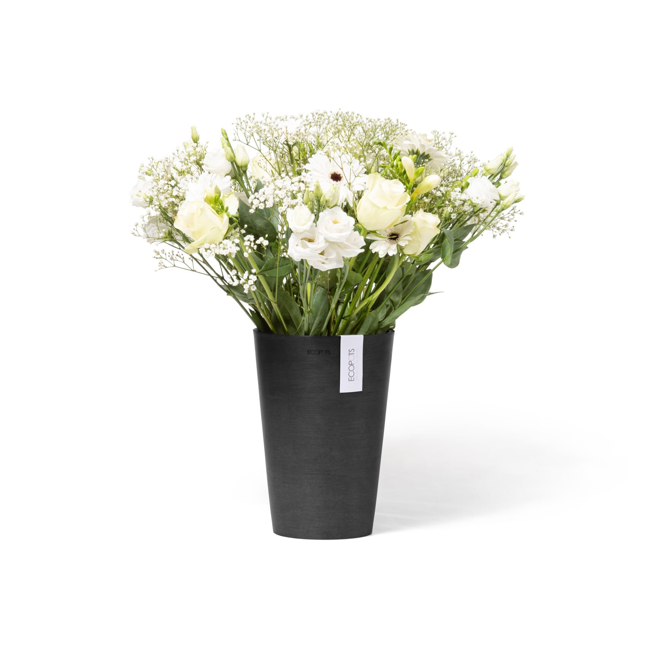 ecopots-pisa-21-pot-rond-gris-fonc-21-x-h-30-cm-6-8-l image 2