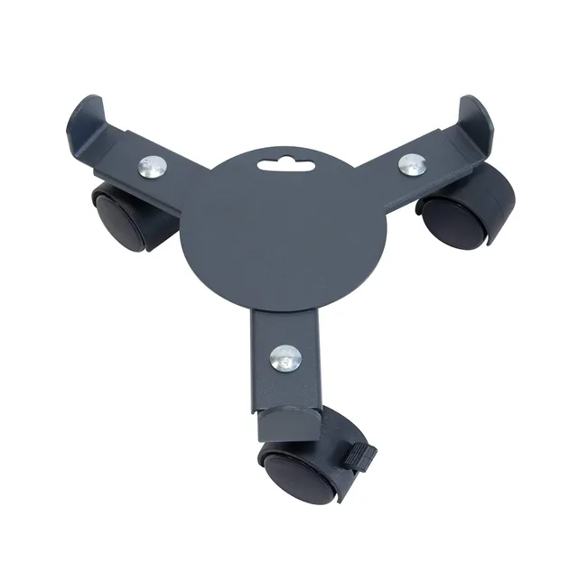 louis-moulin-roule-plante-extensible-27-37-cm-anthracite-support-roulettes-75-kg image 1