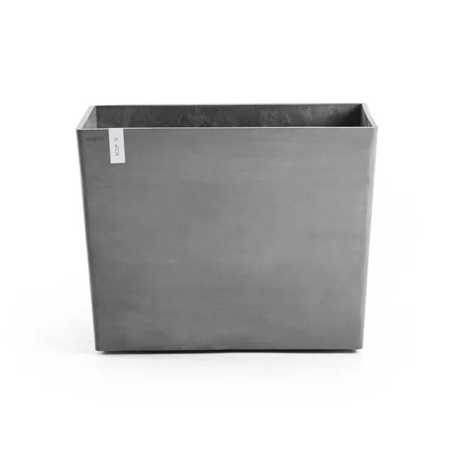 ecopots-paris-85-jardini-re-sur-roues-gris-85-x-40-x-h-65-cm-152-l image 1