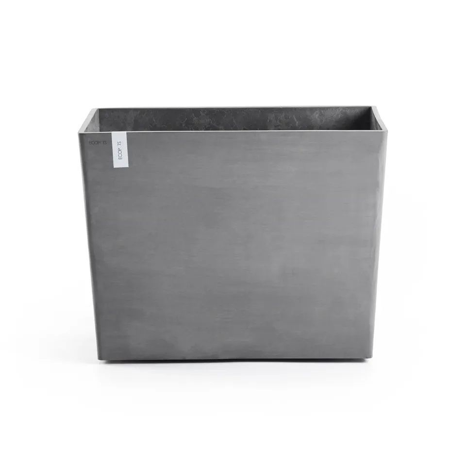 ecopots-paris-85-jardini-re-sur-roues-gris-85-x-40-x-h-65-cm-152-l image 1