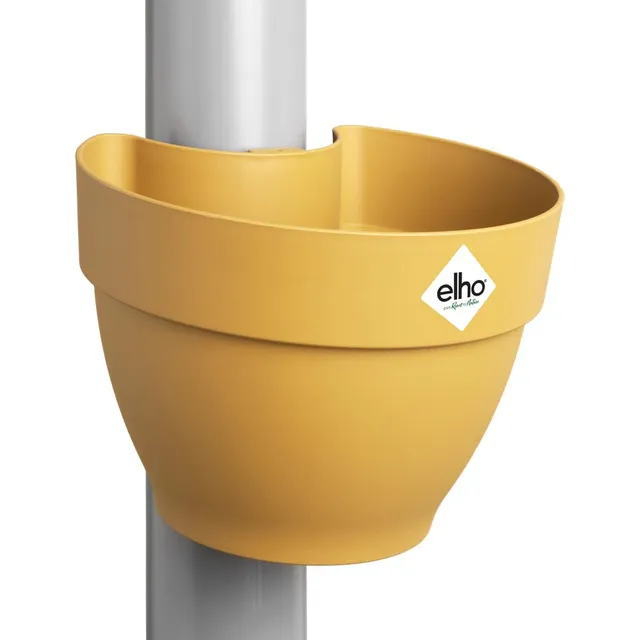 elho-vibia-campana-goutti-re-22cm-pot-de-fleur-jaune-miel image 1