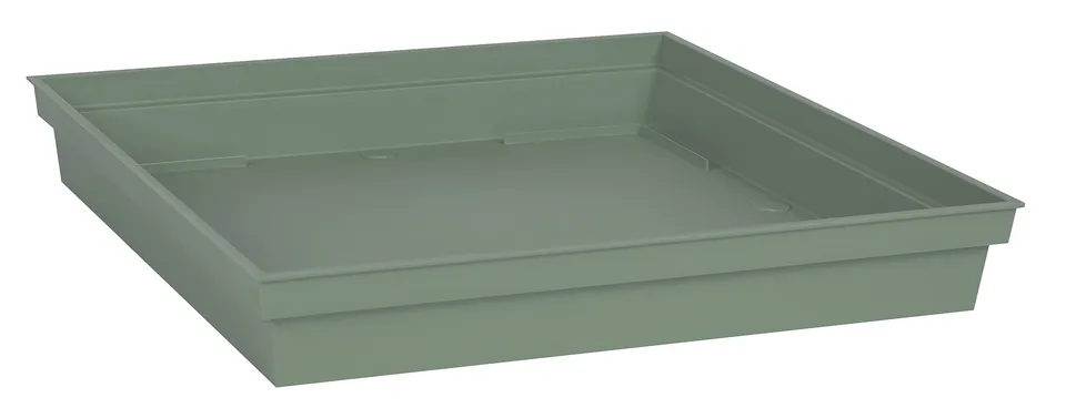 eda-toscane-soucoupe-carr-e-32-6-cm-pour-pots-39-cm-et-plus-vert-laurier image 1