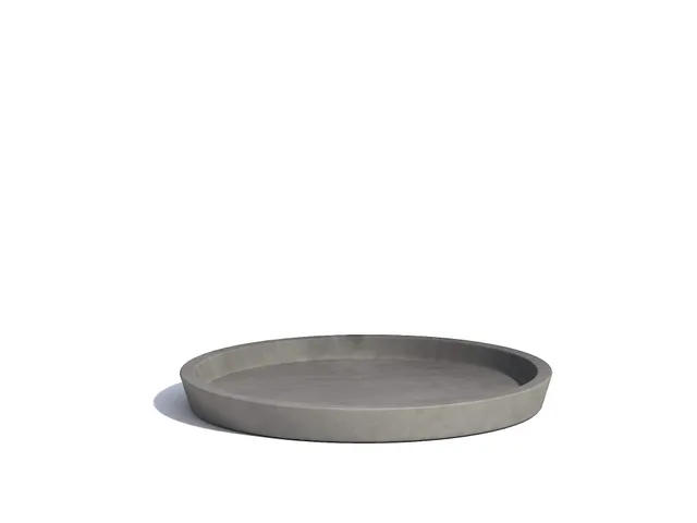 ecopots-amsterdam-pot-de-fleurs-gris-avec-soucoupe-36-5-cm-int-rieur-ext-rieur image 1
