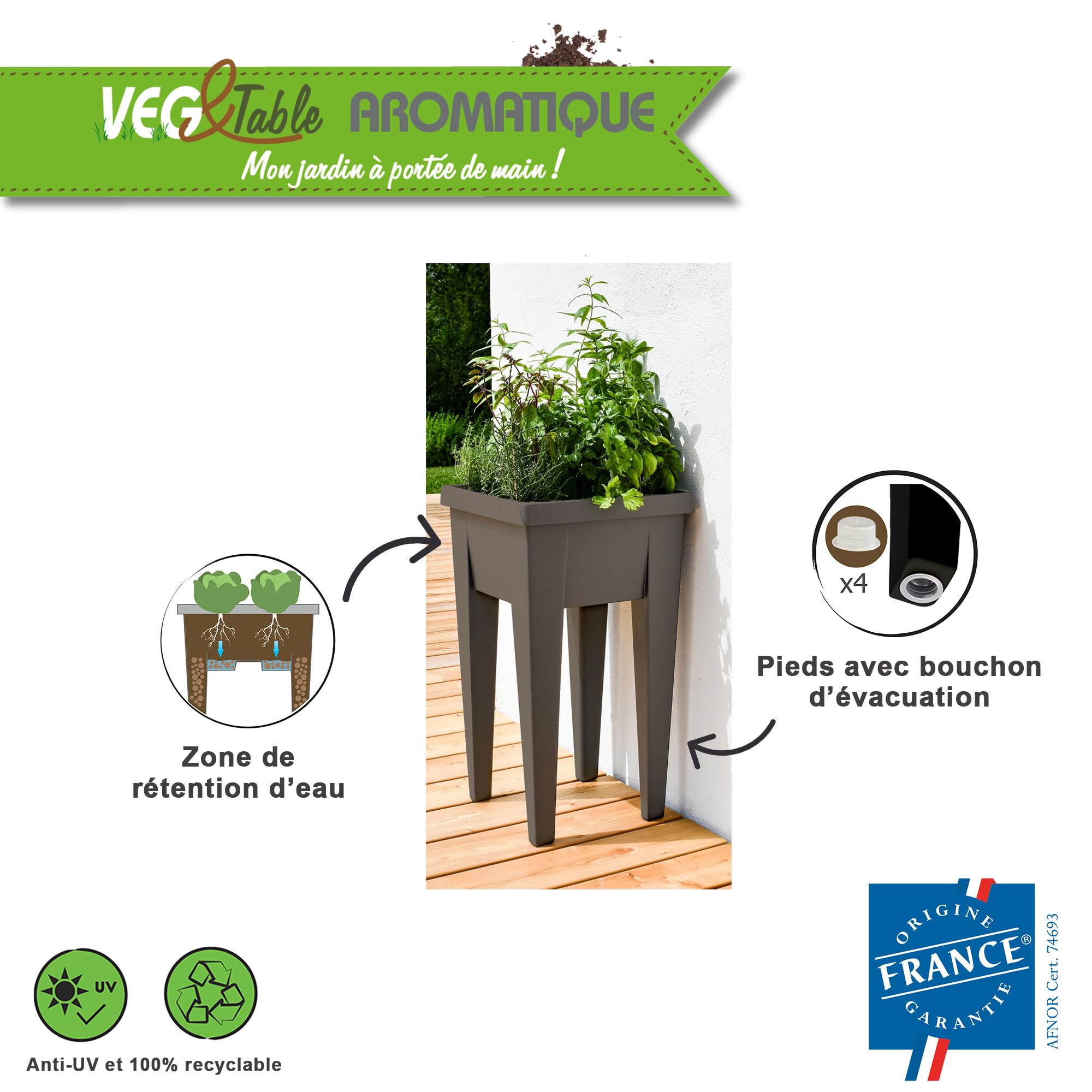 eda-veg-table-aromatique-23l-table-potag-re-38-5-x-38-5-x-68-cm-taupe image 2