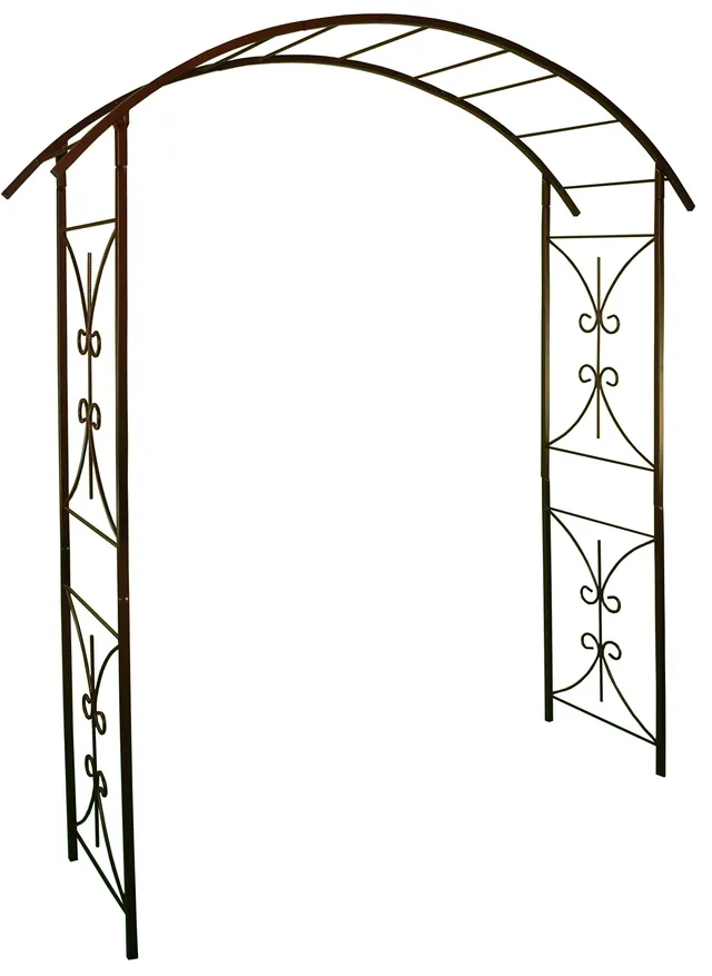 louis-moulin-arche-tube-carr-3026-pour-plante-grimpante-fer-vieilli-180-x-50-x-2 image 1