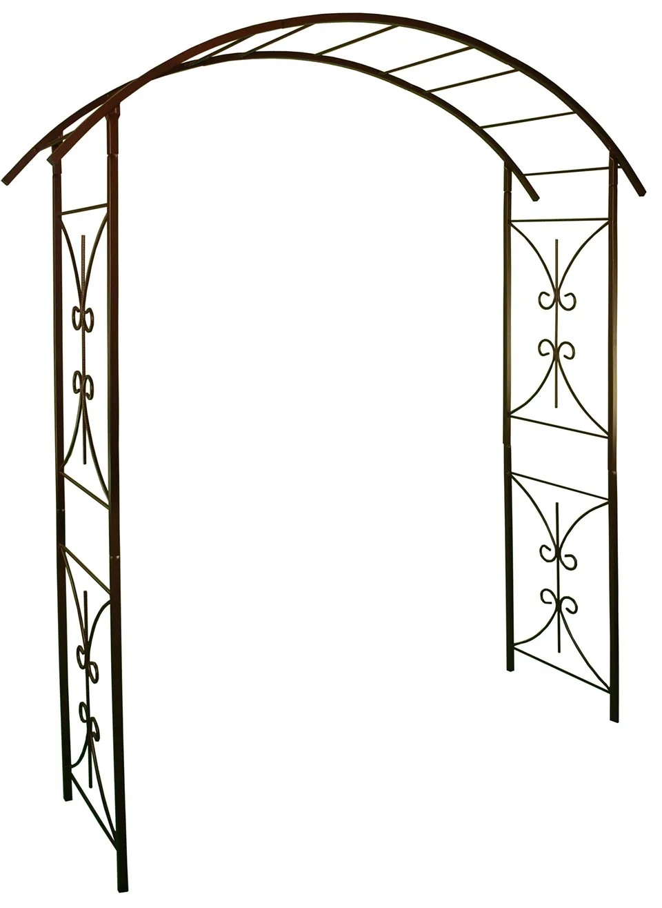 louis-moulin-arche-tube-carr-3026-pour-plante-grimpante-fer-vieilli-180-x-50-x-2 image 1