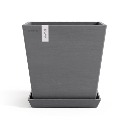 ecopots-rotterdam-pot-carr-25-gris-avec-r-servoir-d-eau-25-2-x-25-2-x-h-24-5-cm- image 8