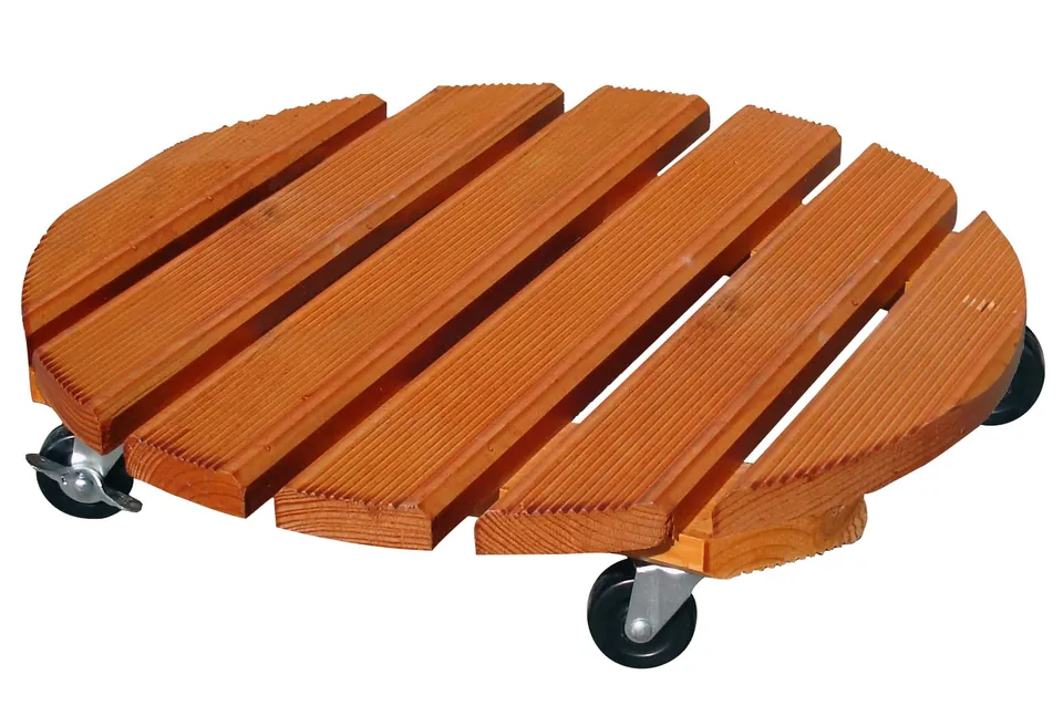 louis-moulin-roule-plante-bois-rond-40-cm-merisier image 1