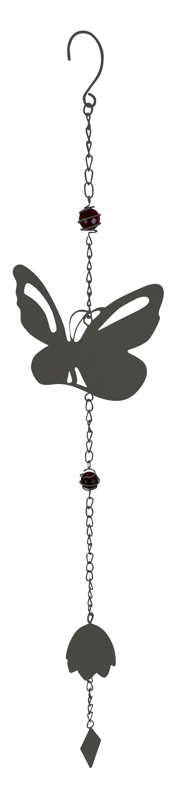 louis-moulin-carillon-m-tal-papillon-90-cm-anthracite image 1