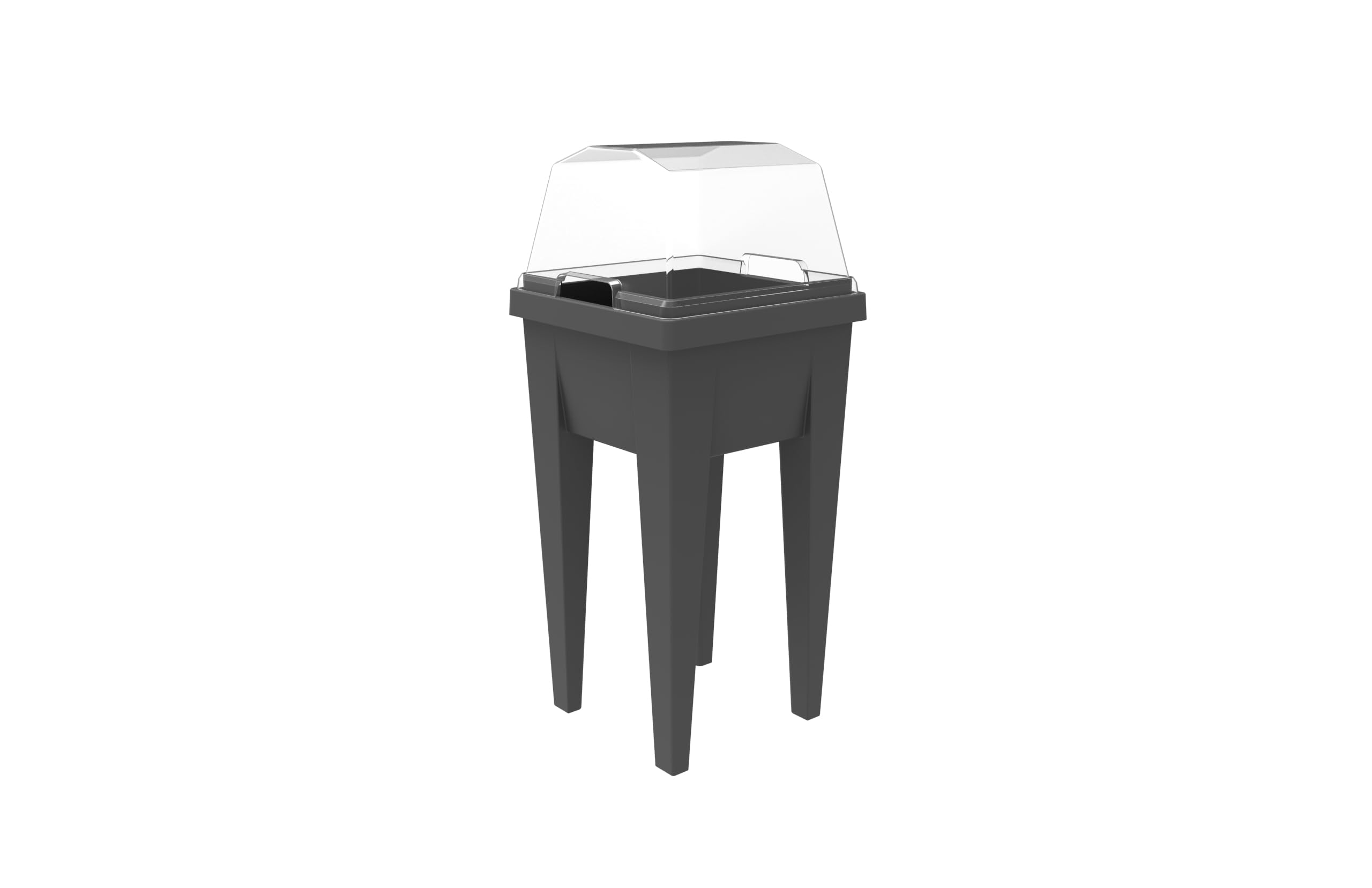 eda-serre-de-culture-pour-veg-table-aromatique-37-6-x-37-x-h-21-6-cm-transparent image 4