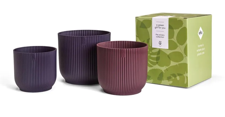 elho-gift-winery-collection-14-16-18-cm-lot-de-3-pots-mauve-fonc image 1