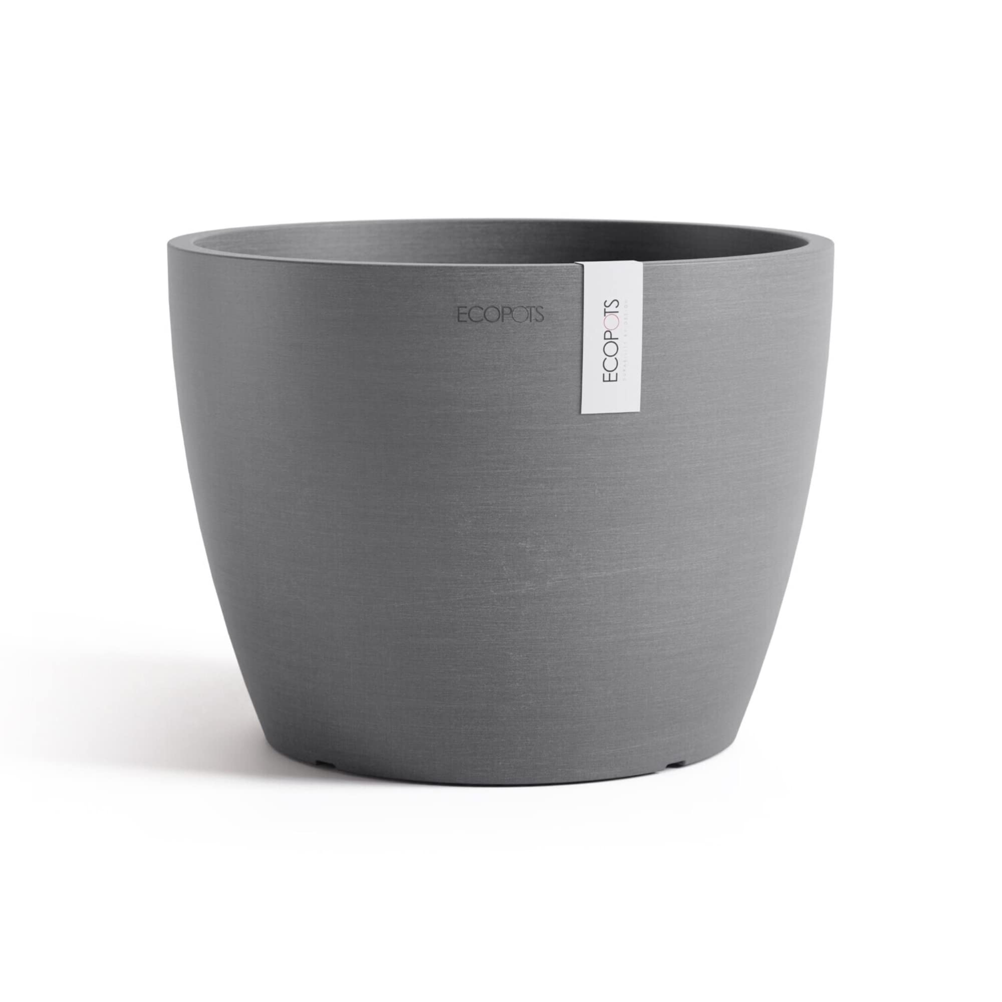 ecopots-stockholm-pot-rond-gris-23-2-x-h-17-6-cm-5-4-l image 1