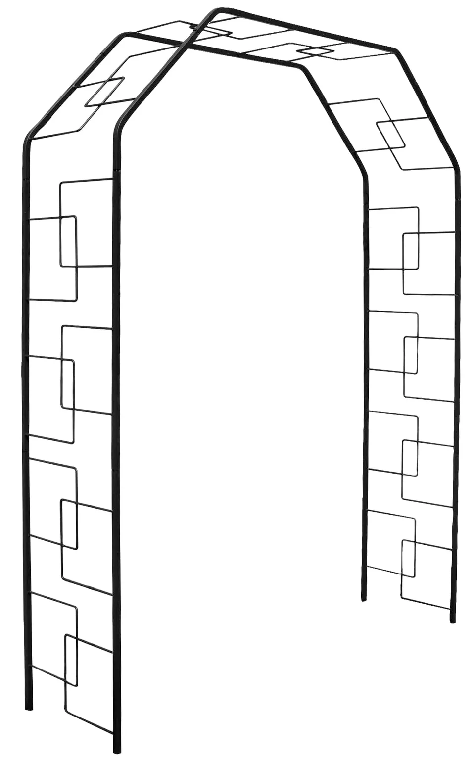 louis-moulin-arche-tube-carr-20-trap-ze-180x50x234-cm-anthracite image 1