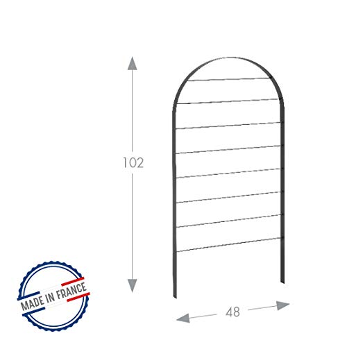 louis-moulin-treillis-horizon-48-5-x-102-cm-anthracite-support-piquer-made-in-fr image 6