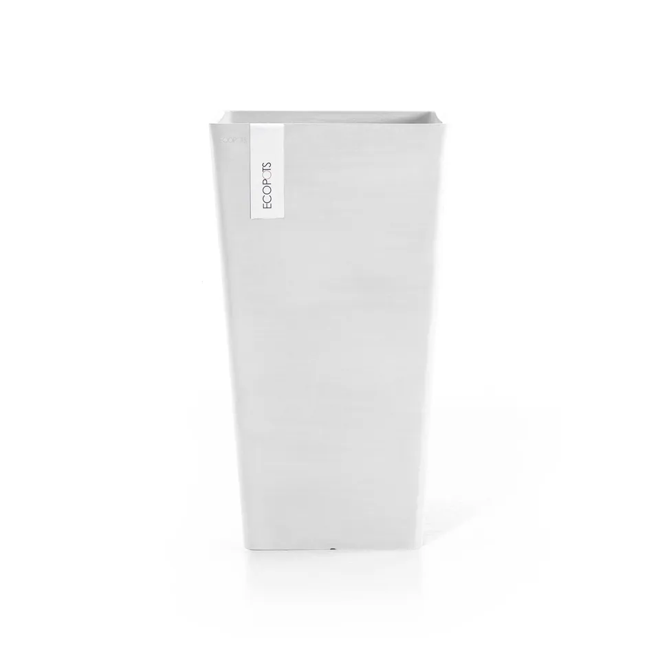 ecopots-rotterdam-mid-high-56-pot-pure-white image 1