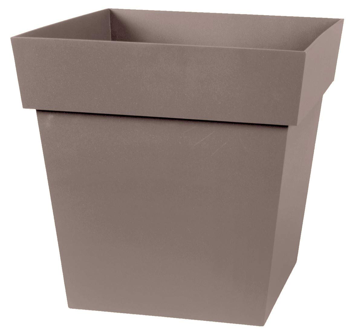 eda-pot-de-fleur-carr-toscane-32-cm-22-l-gris-anthracite image 2