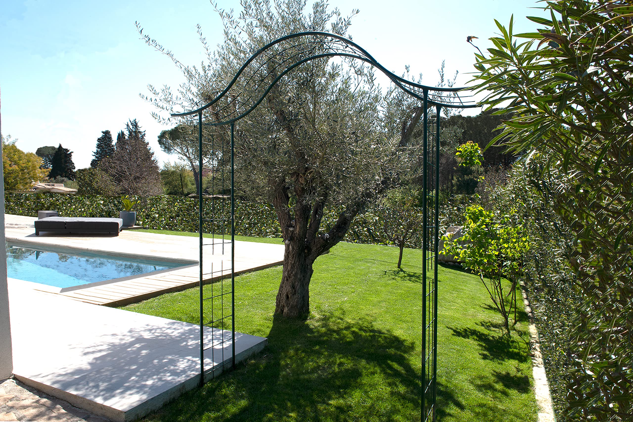 louis-moulin-arche-tube-rond-20-portique-200x40x250-cm-vert-sapin-made-in-france image 5