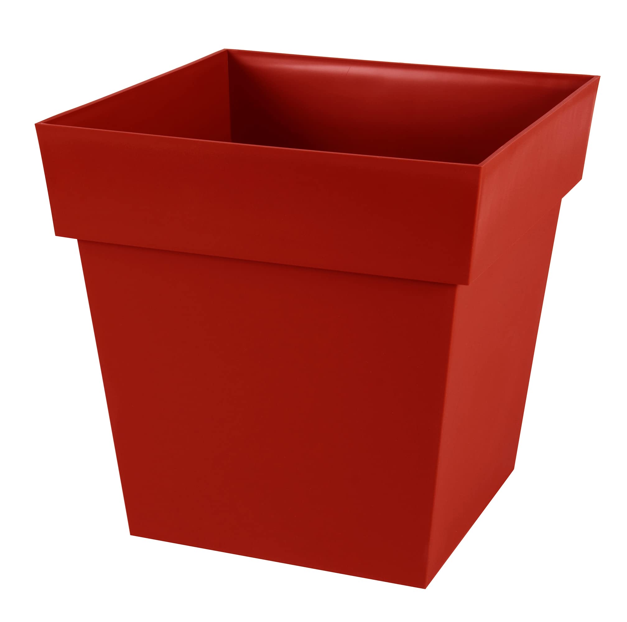 eda-toscane-pot-de-fleur-carr-39-cm-38-l-rouge-rubis image 1