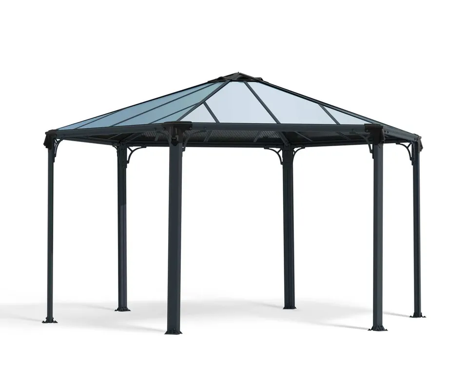 canopia-by-palram-monaco-tonnelle-de-jardin-hexagonale-3-9-x-4-5-m-13-m image 1