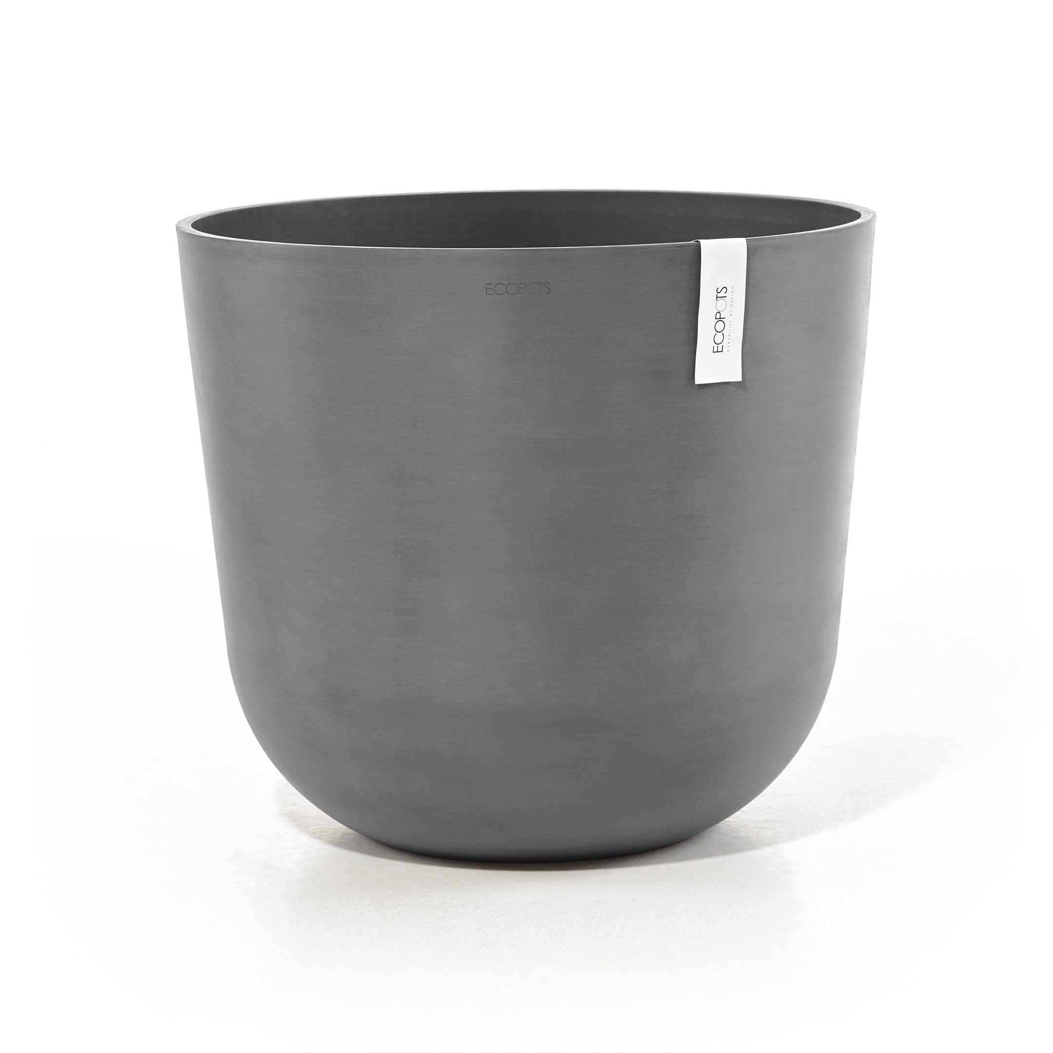 ecopots-oslo-55-pot-rond-avec-r-servoir-d-eau-gris-55-x-h-47-9-cm-85-6-l image 1