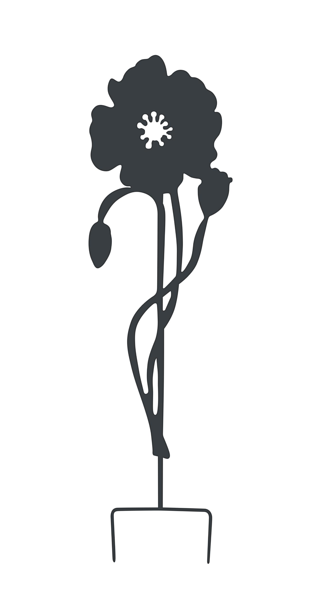 louis-moulin-d-co-en-m-tal-planter-coquelicot-22x70-cm-anthracite image 1