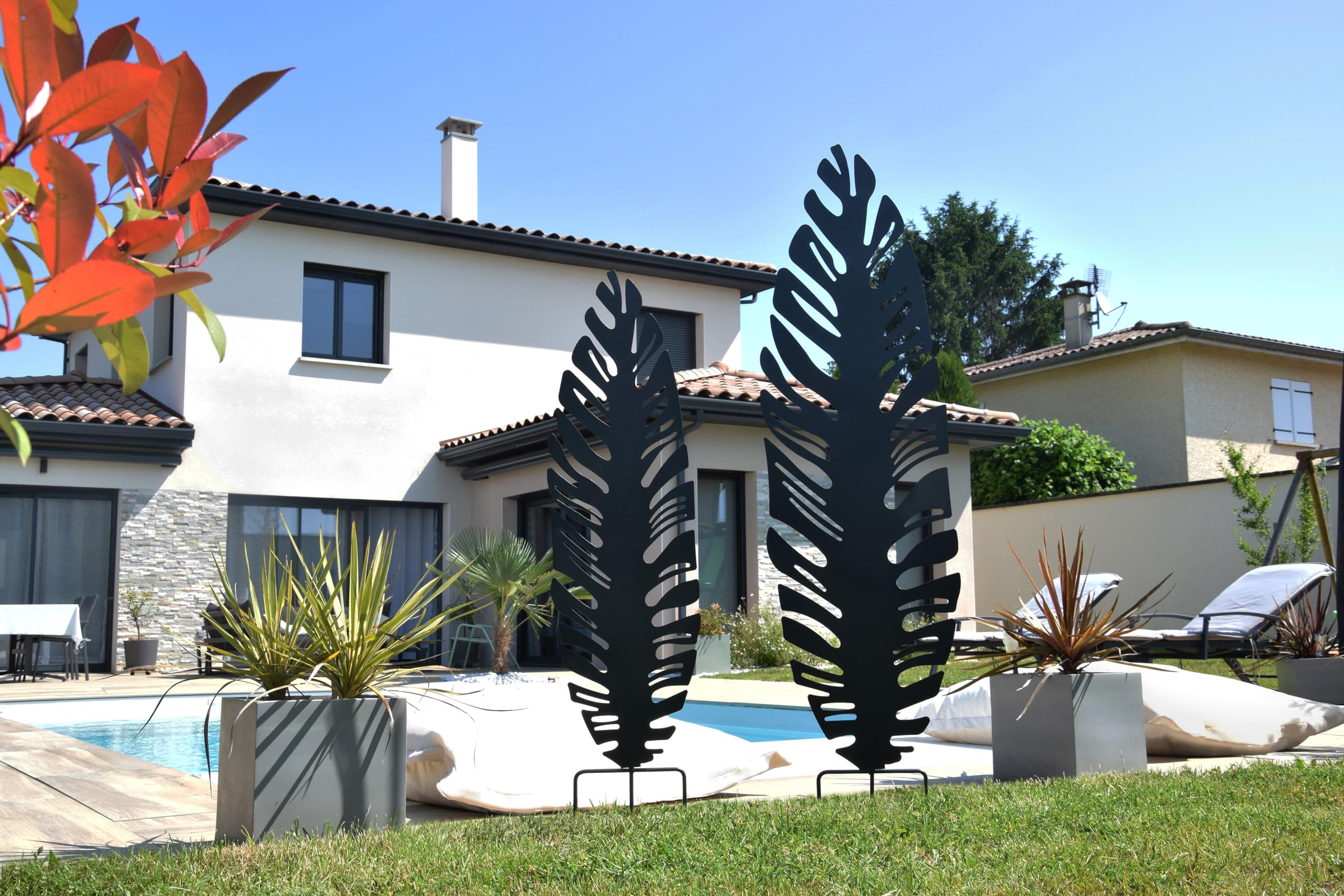 louis-moulin-feuille-d-co-en-m-tal-planter-30x100-cm-anthracite image 5
