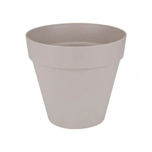 elho-loft-urban-rond-60-cm-avec-roulettes-warm-grey-59-x-59-x-9-6-cm image 1