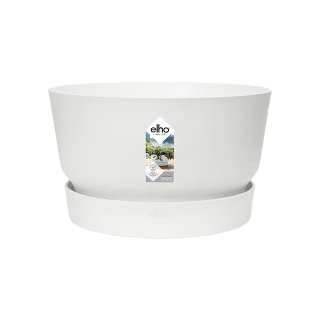 elho-greenville-coupe-33-cm-pot-de-fleur-blanc-32-5-x-h-19-4-cm image 1