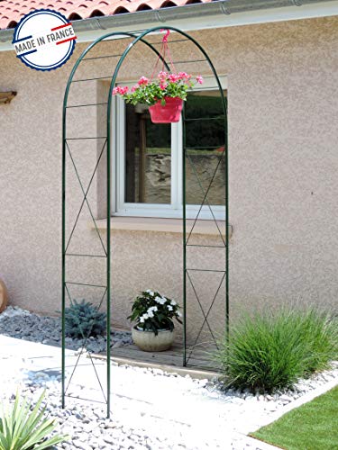 louis-moulin-arche-tube-rond-20-losange-130x40x250-cm-vert-sapin image 8