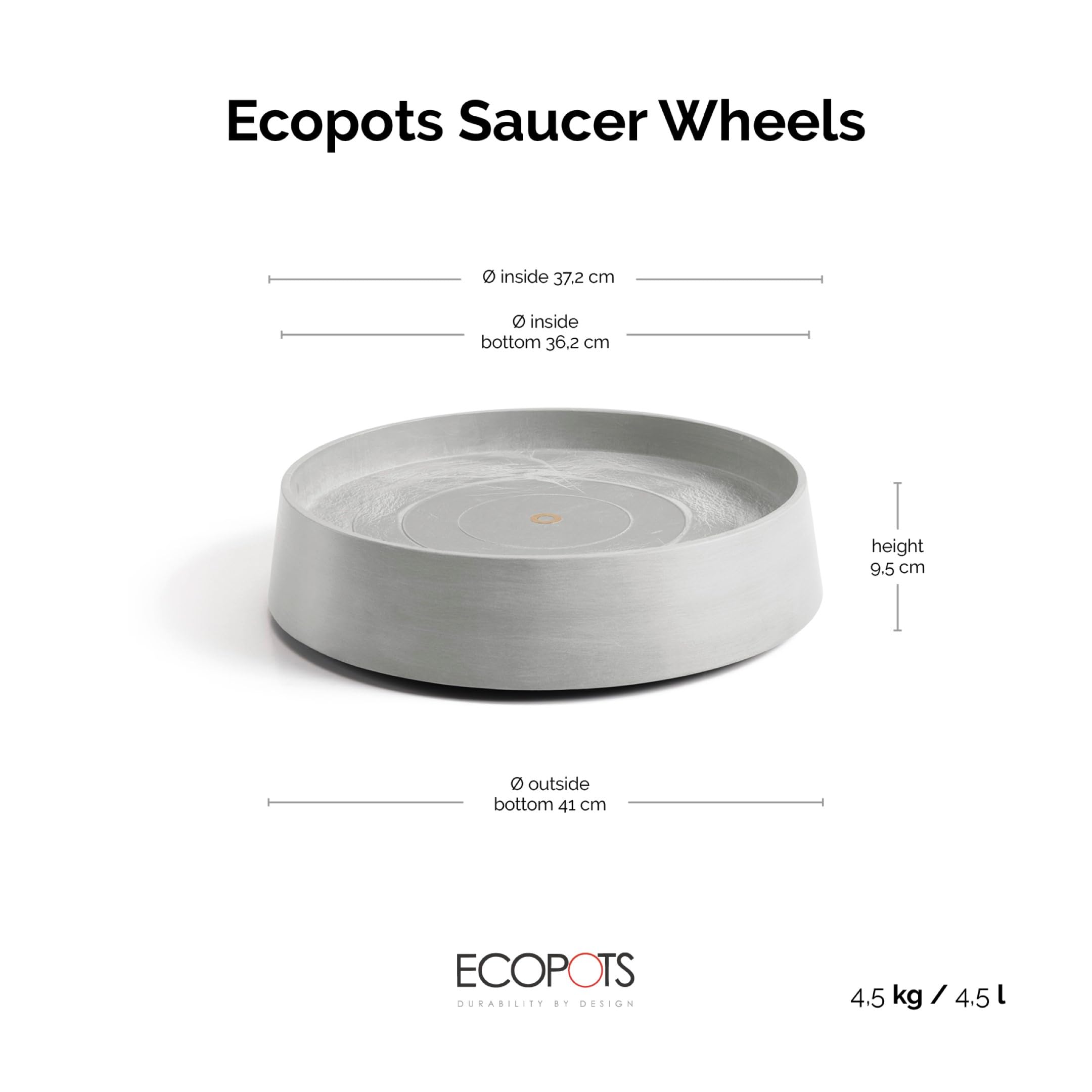 ecopots-wheels-oslo-45-support-roulettes-blanc-gris-41-cm image 2