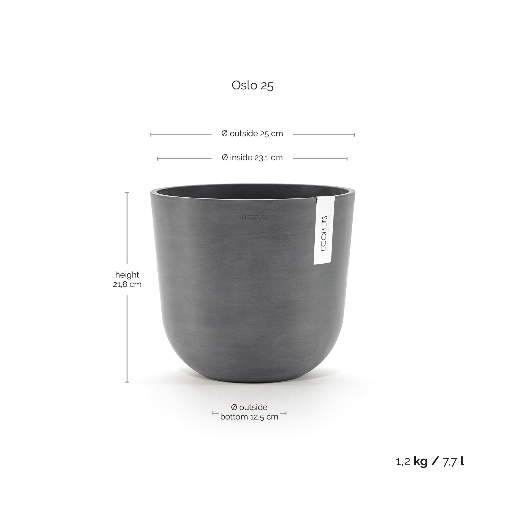 ecopots-oslo-25-pot-rond-25-x-h-21-8-cm-7-7-l-gris image 3