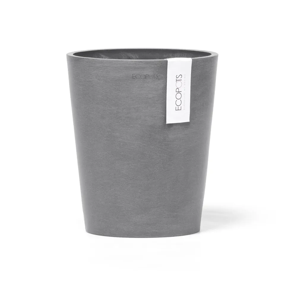 ecopots-morinda-orchid-e-pot-de-fleurs-gris-17-cm image 1