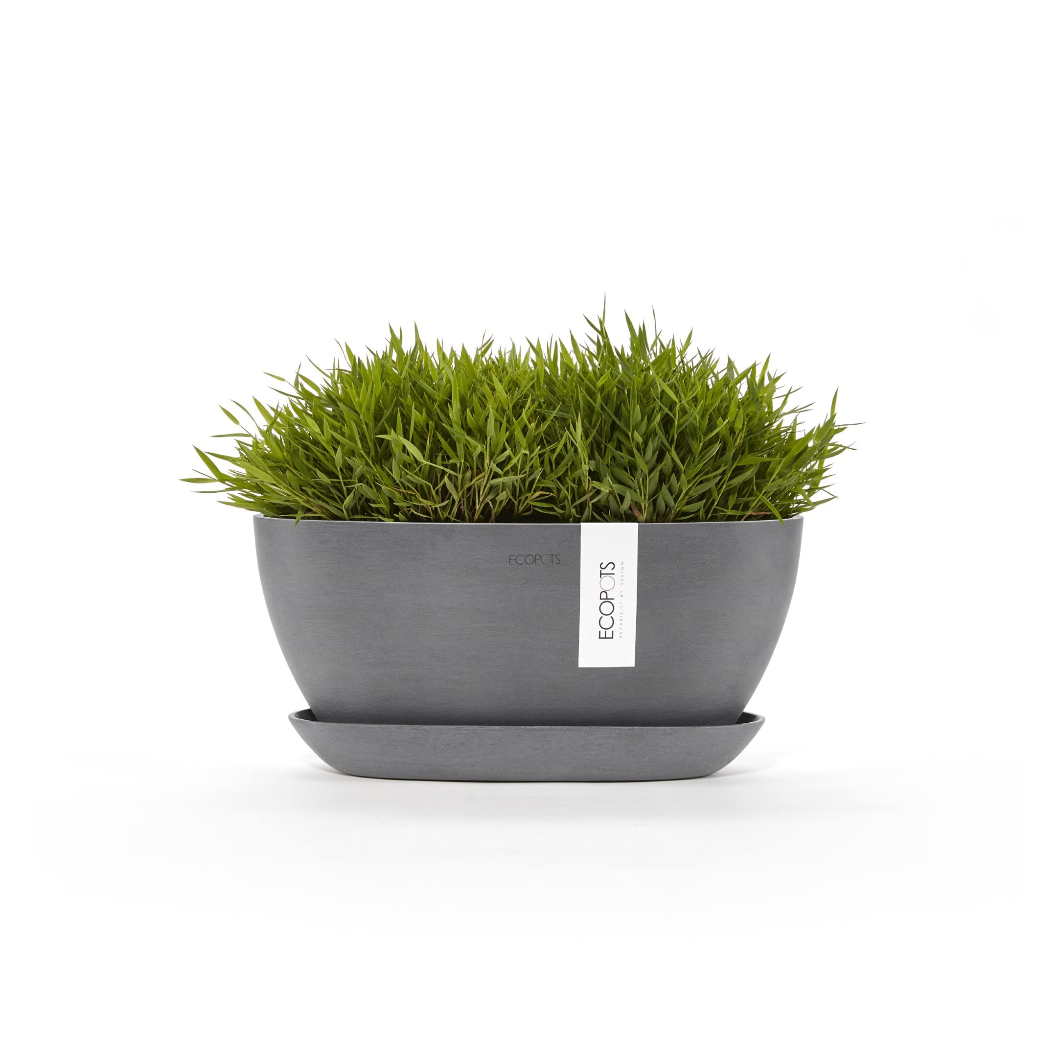 ecopots-sofia-pot-ovale-30-gris-avec-r-servoir-d-eau-30-x-13-x-h-13-5-cm-2-7-l image 6