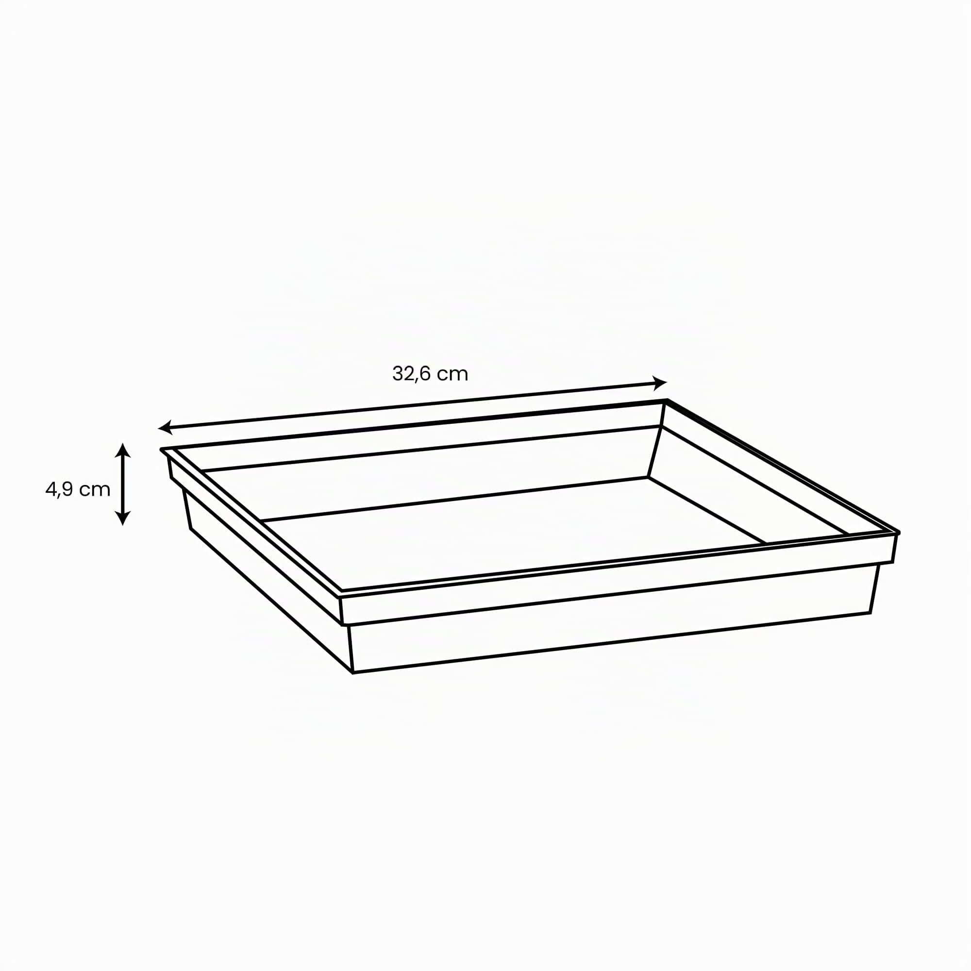 eda-toscane-soucoupe-carr-e-32-6-cm-pour-pots-39-cm-et-plus-vert-laurier image 3