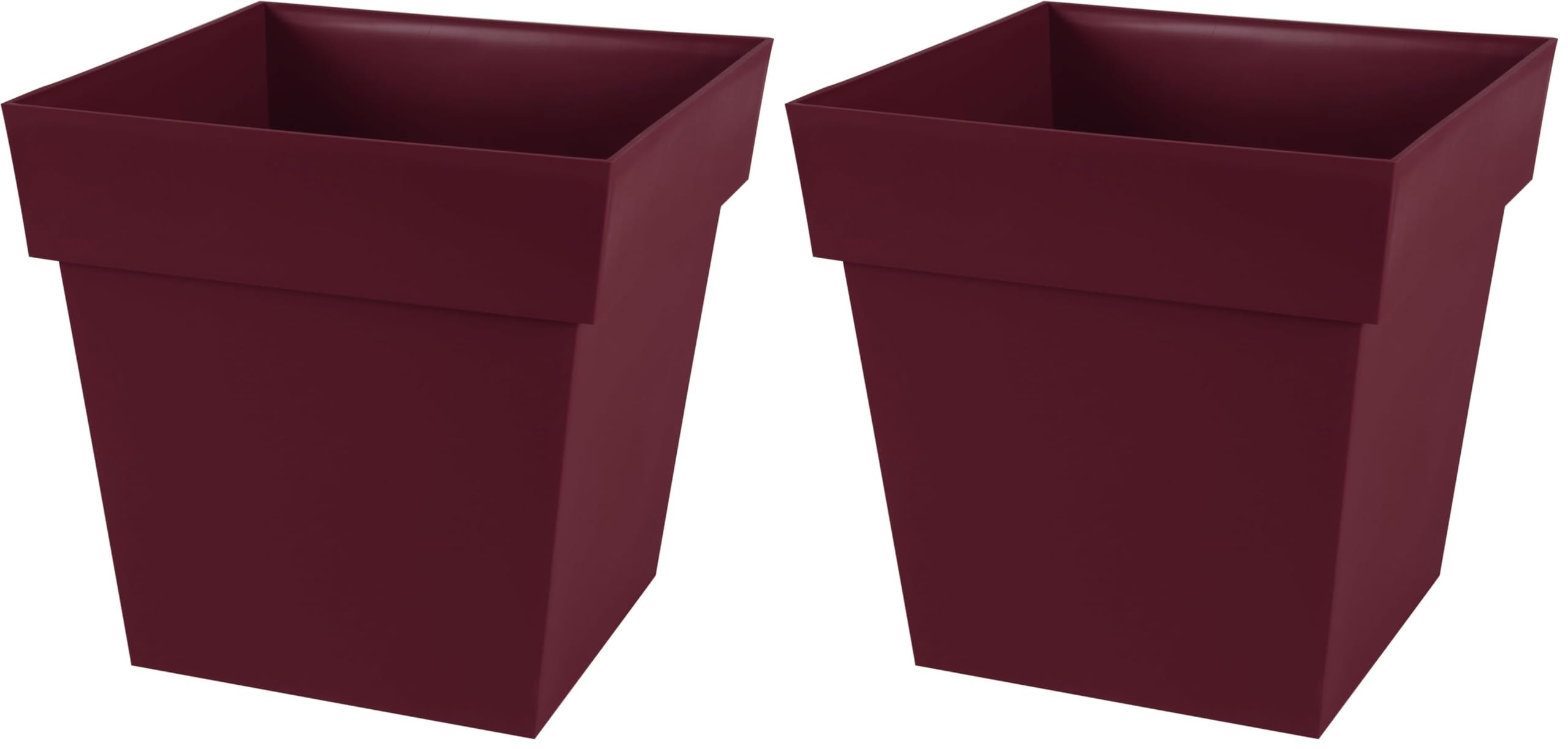 eda-toscane-pot-de-fleur-carr-39-cm-38l-rouge-bourgogne image 4