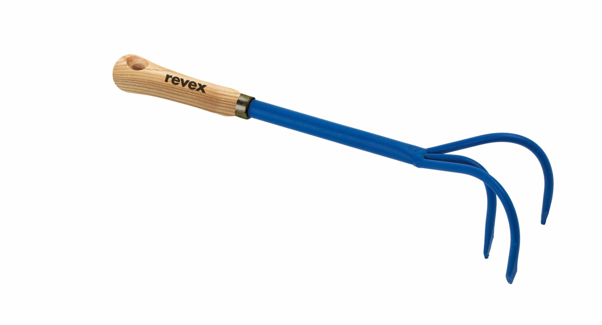 revex-griffe-piocheuse-3-dents-outil-de-jardin-manche-bois image 1