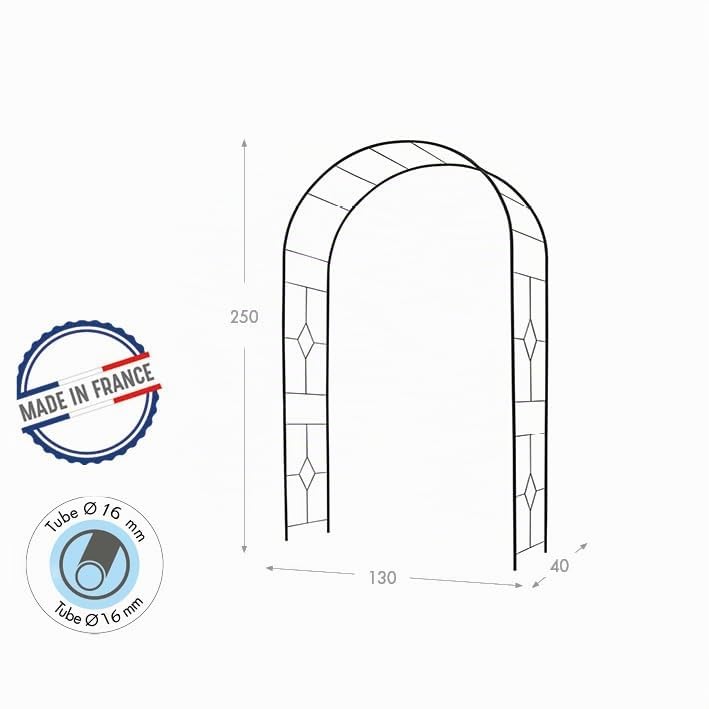 louis-moulin-arche-de-jardin-vitrail-tube-rond-16-mm-130x40x250-cm-noir image 7