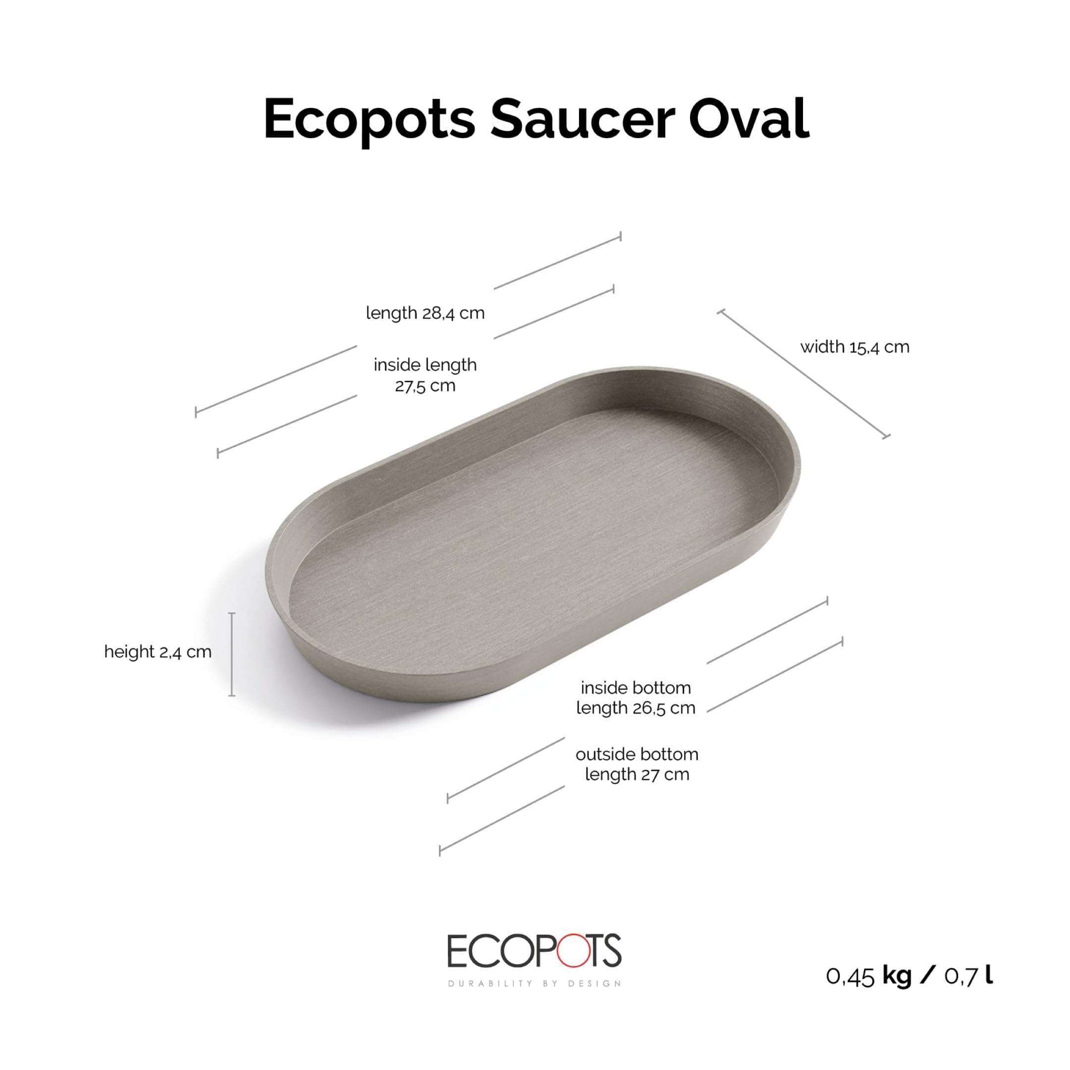 ecopots-soucoupe-roulette-60-pure-white image 2