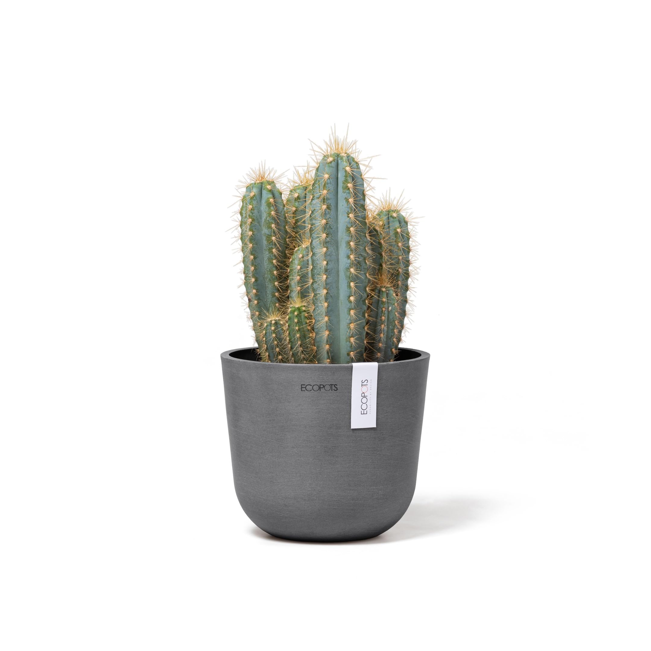 ecopots-oslo-mini-16-vase-gris-16-x-14-cm image 2