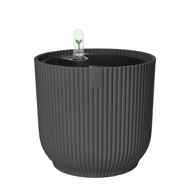 elho-vibes-fold-ronde-22-cm-avec-irrigation-pot-anthracite image 1