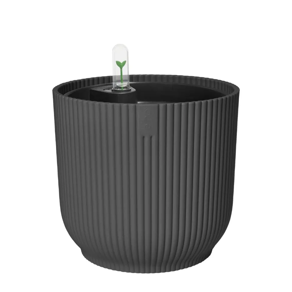 elho-vibes-fold-ronde-22-cm-avec-irrigation-pot-anthracite image 1