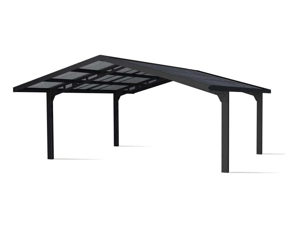 canopia-by-palram-sydney-carport-double-5-4-x-5-9-m-ailes-et-apex image 1
