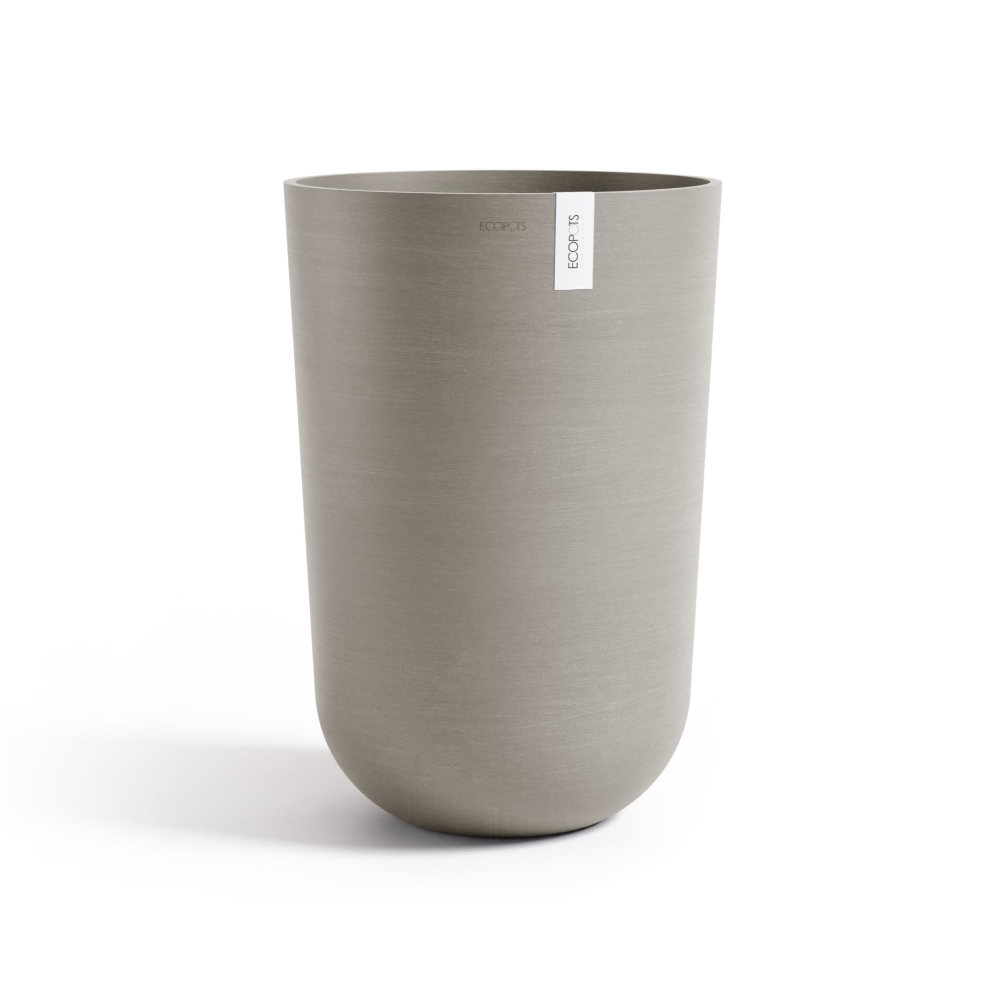 ecopots-oslo-high-52-pot-de-fleurs-haut-taupe image 1