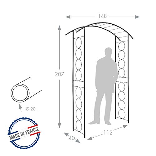 louis-moulin-arche-tube-rond-20-mm-pont-anneaux-148x40x207-cm-anthracite-made-in image 6