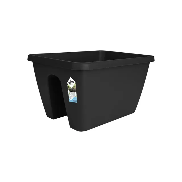 elho-barcelona-flower-bridge-40-cm-jardini-re-de-balustrade-noir-living-noir image 1