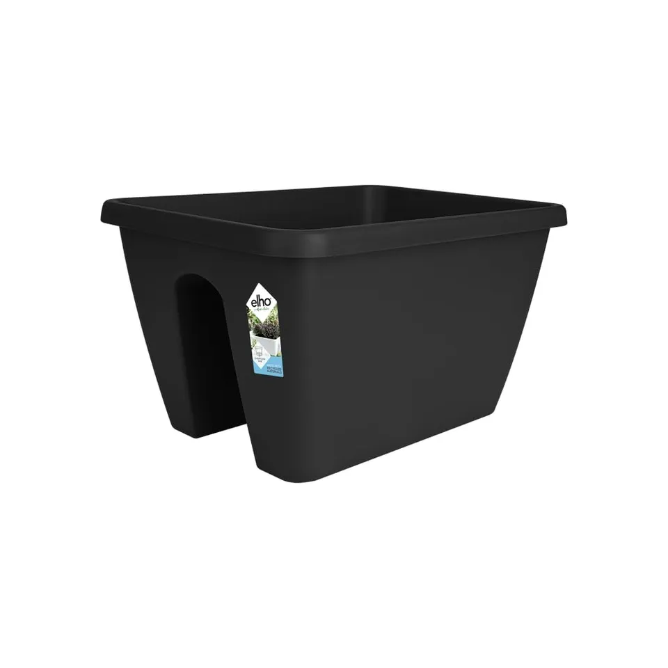 elho-barcelona-flower-bridge-40-cm-jardini-re-de-balustrade-noir-living-noir image 1