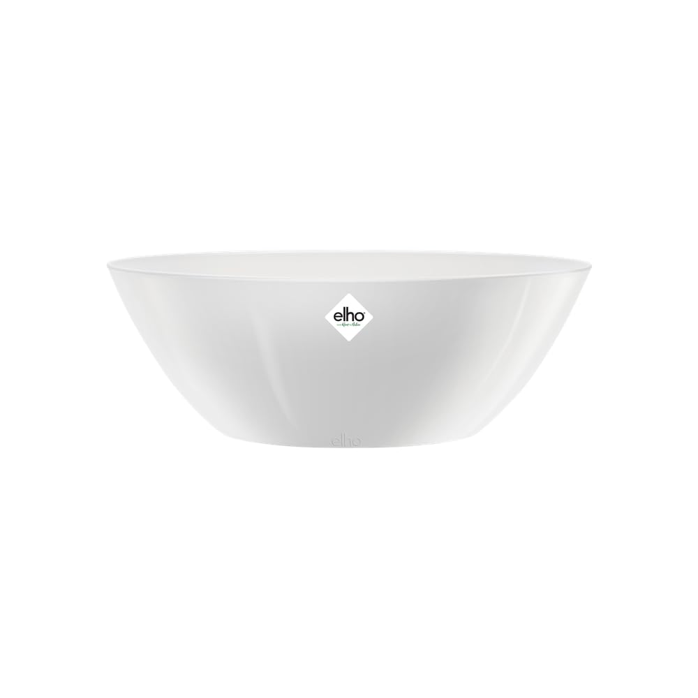elho-brussels-diamond-ovale-36cm-pot-de-fleur-blanc image 1
