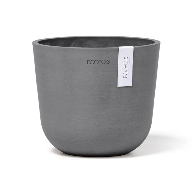 ecopots-oslo-mini-16-vase-gris-16-x-14-cm image 1